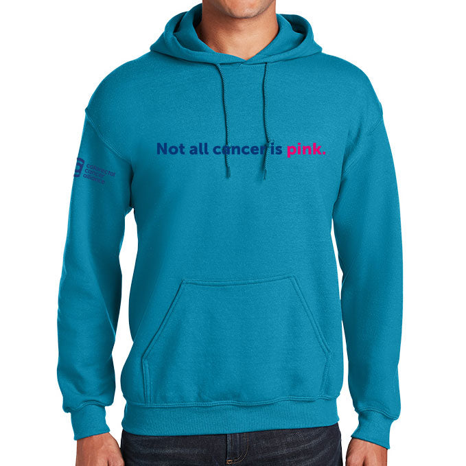 “Not All Cancer Is Pink” Hooded Sweatshirt