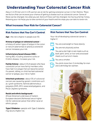 Colorectal Cancer Risks (Downloadable) – The Alliance Shop